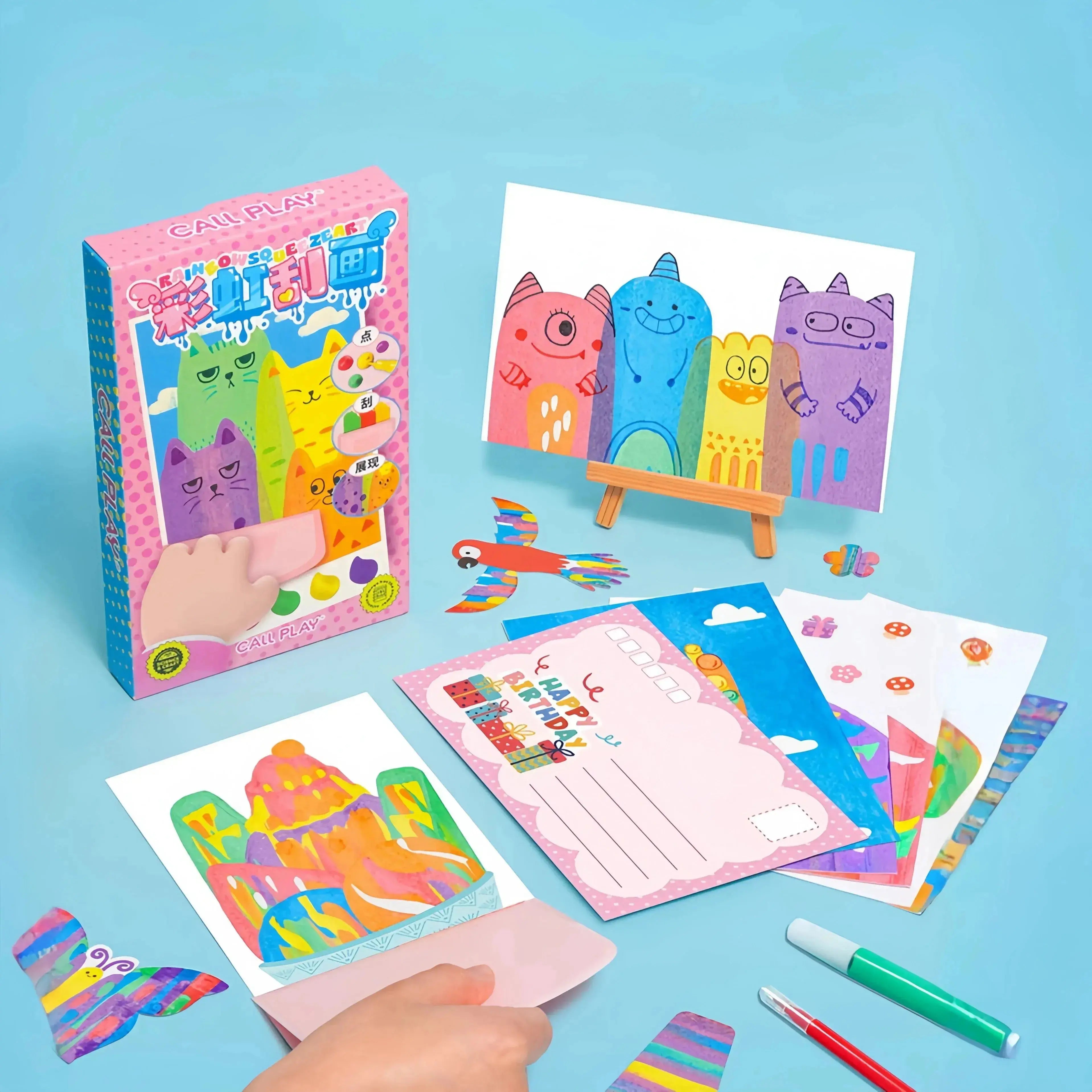 ColorScratch™ – Diversión de pintar limpia y mágica para niños a partir de 3 años | 50% DESCUENTO