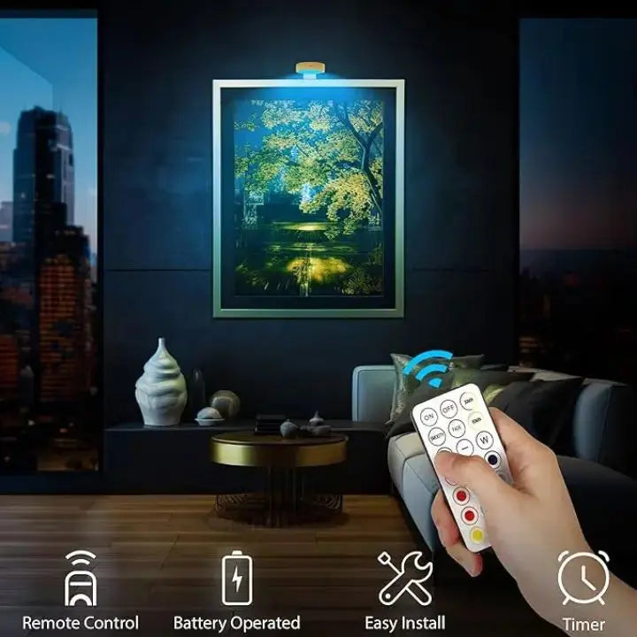 Luz de Imagen LED Magnética – Perfecta para exhibir tus obras