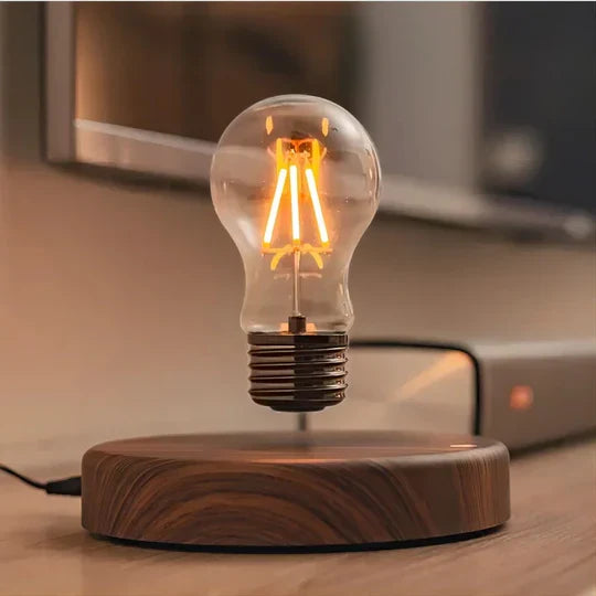 BulbGlow - Lámpara Edison flotante con levitación magnética