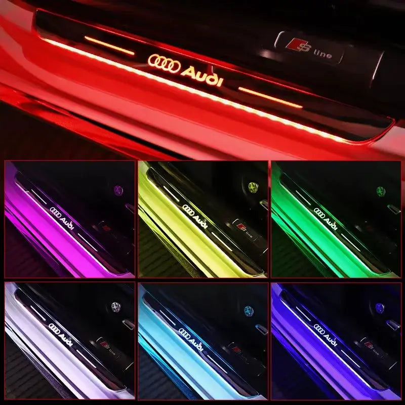 Luces LED Magnéticas para Automóviles, Impermeables, Resistentes a Rayones, 7 Colores, Fácil Instalación
