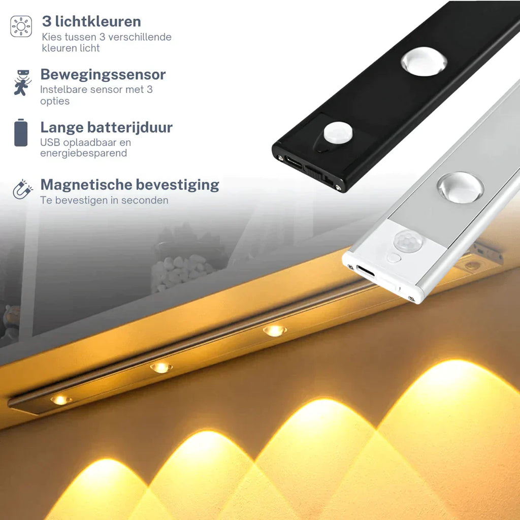 LICHTGEVEND | Iluminación LED con Sensor de Movimiento | Iluminación Automática | Ilumina tu Espacio con Facilidad y Comodidad