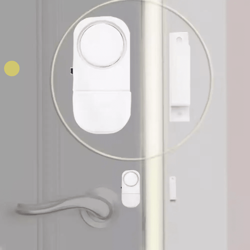 SAFEGUARD – Alarma de puerta inalámbrica con función de protección de 90 dB