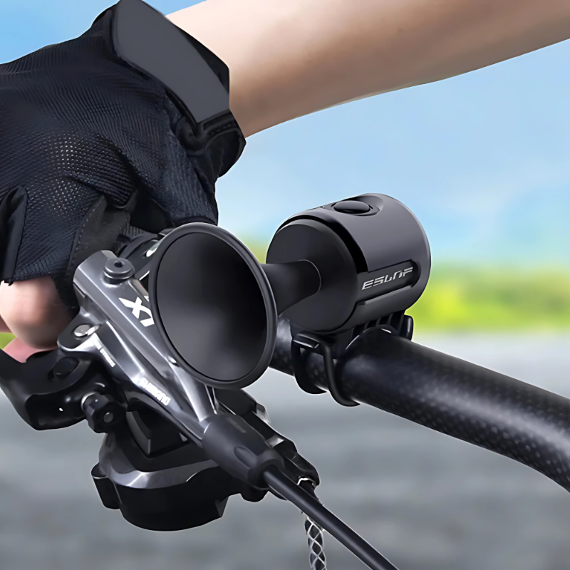 Potente bocina para bicicleta de 120 dB | Impermeable, resistente a golpes y fácil instalación sin herramientas para un viaje seguro en cualquier clima