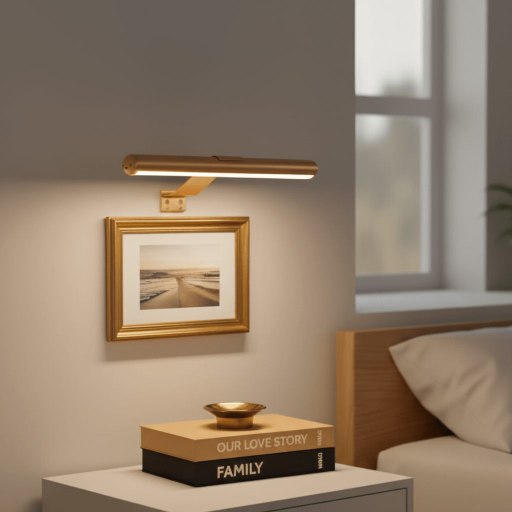 KILA Lámpara de Pared de Arte Iluminación Brillo Ajustable Luz Rotativa 360 Grados