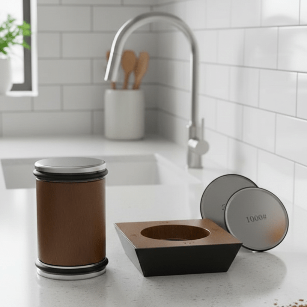 EDGECRAFT – Afilador de cuchillos ajustable con disco de afilado de diamante