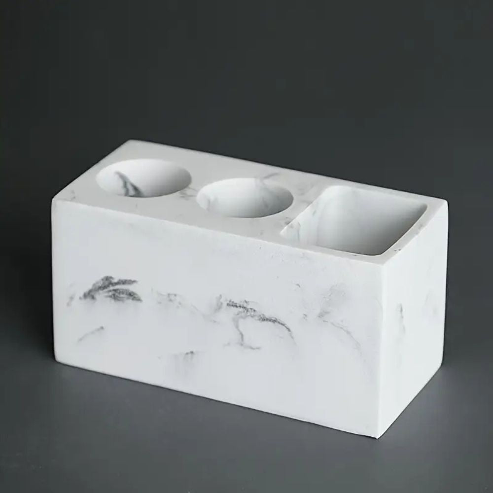 Soporte para Cepillos de Dientes de Resina en Pareja