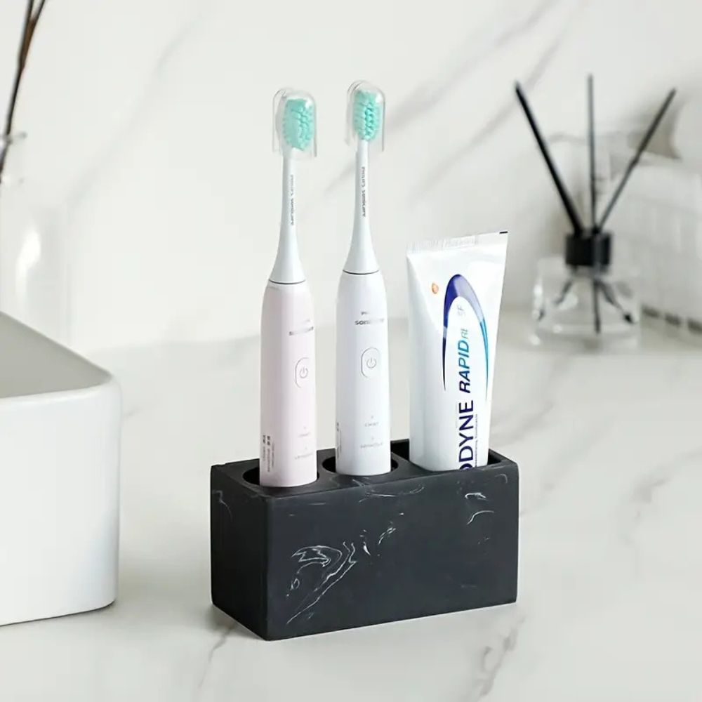 Soporte para Cepillos de Dientes de Resina en Pareja