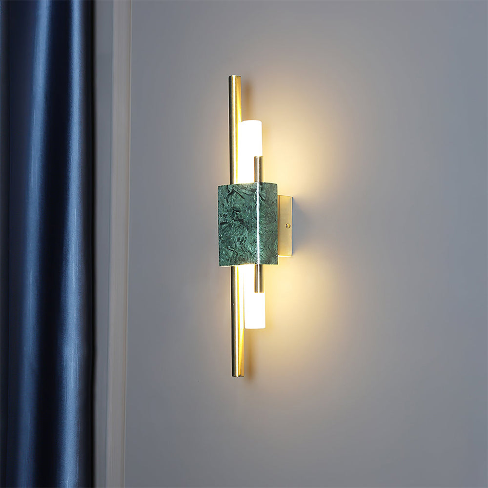 Apliques de Pared LED de Mármol - Iluminación Ambiental Elegante para Interiores Modernos