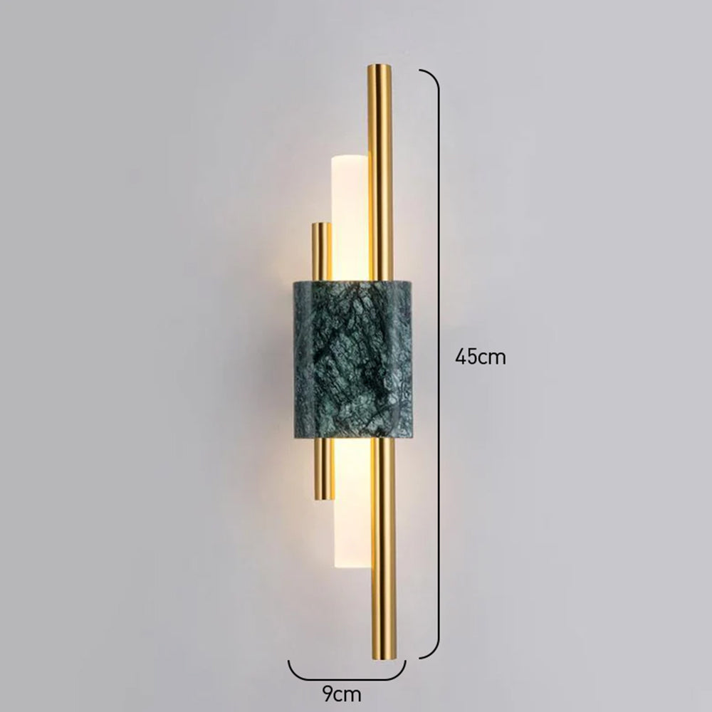 Apliques de Pared LED de Mármol - Iluminación Ambiental Elegante para Interiores Modernos