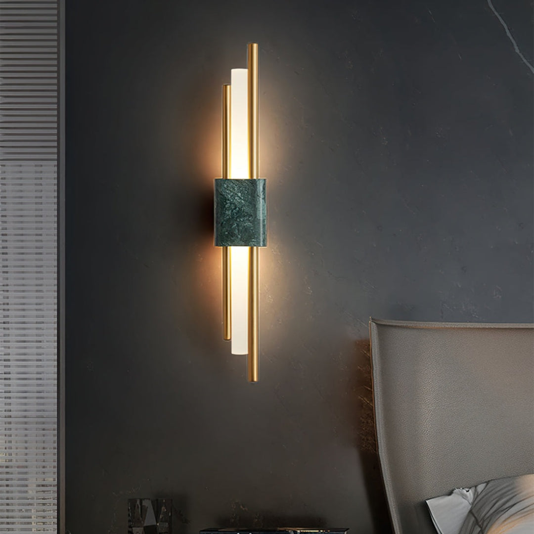 Apliques de Pared LED de Mármol - Iluminación Ambiental Elegante para Interiores Modernos