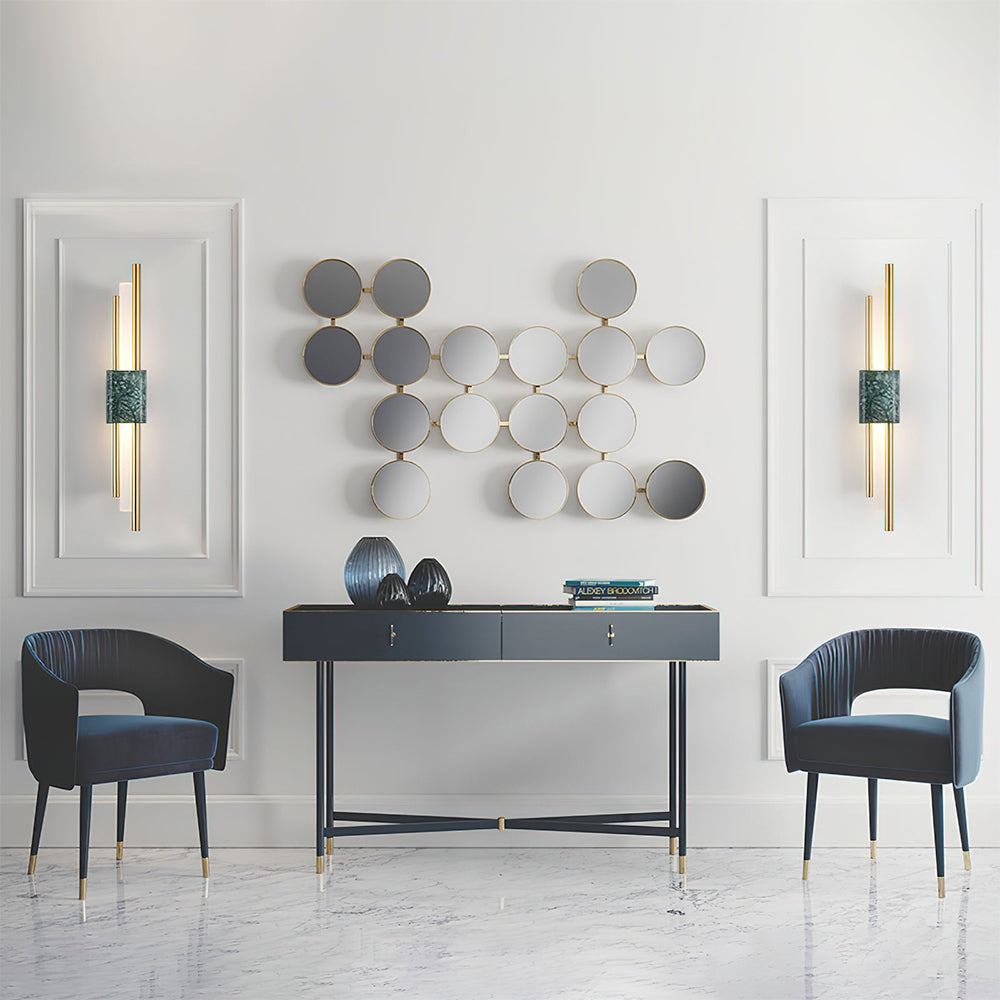 Apliques de Pared LED de Mármol - Iluminación Ambiental Elegante para Interiores Modernos