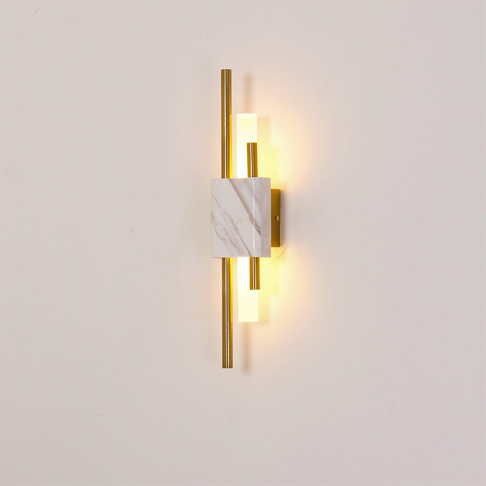 Apliques de Pared LED de Mármol - Iluminación Ambiental Elegante para Interiores Modernos