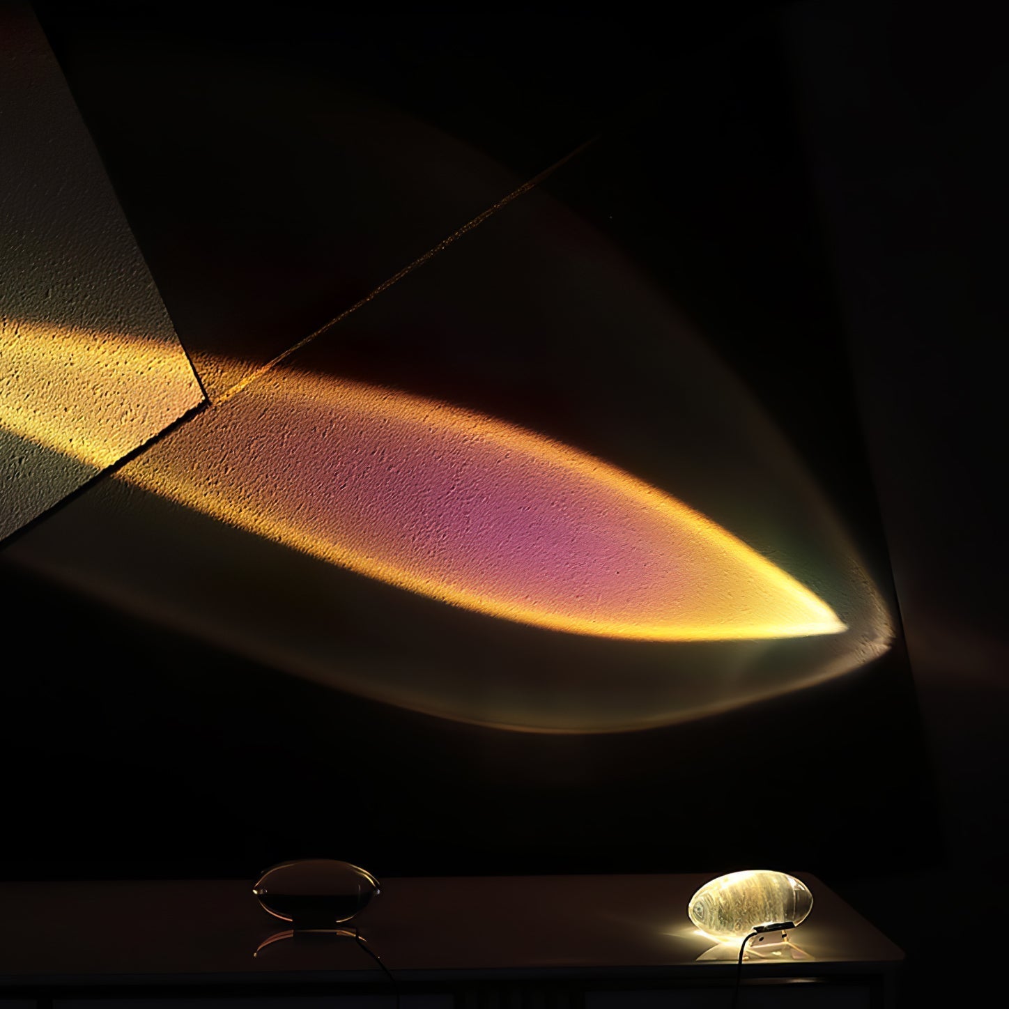 Lámpara de Mesa Proyector Crystal Eye Marsman