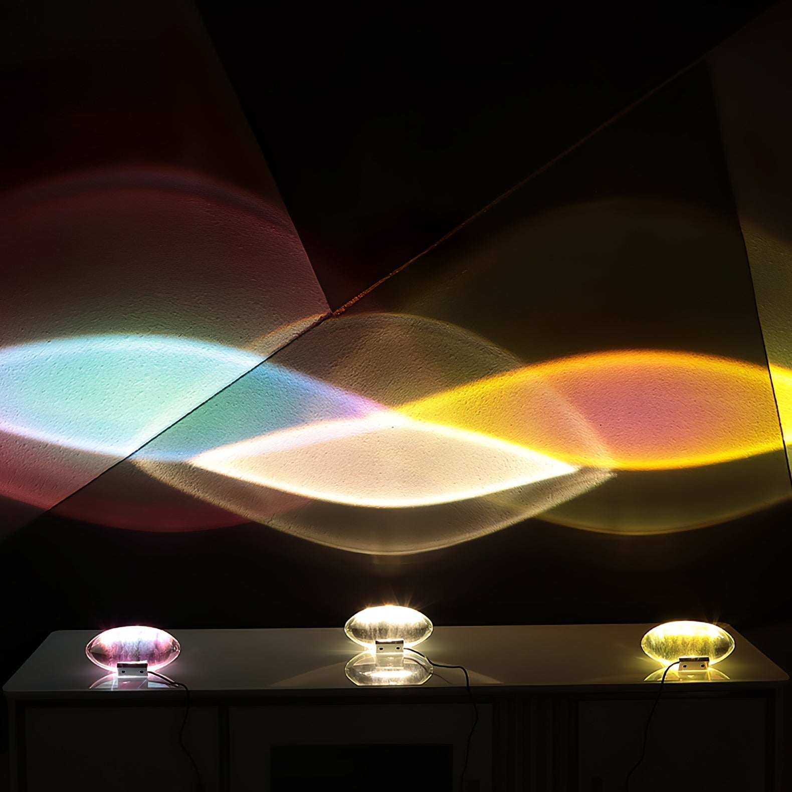 Lámpara de Mesa Proyector Crystal Eye Marsman