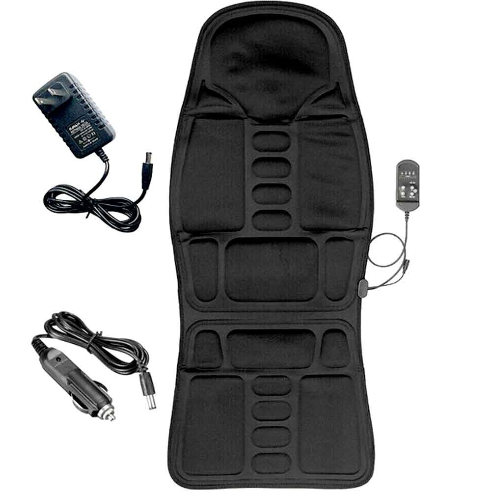 Almohadilla de Masaje de 8 Modos con Cojín Térmico para Cuello y Espalda para Coche y Hogar