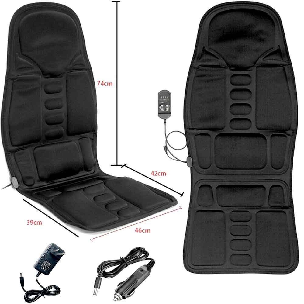 BowLift | Almohadilla de Masaje Térmica de 8 Modos para Espalda, Cuello y Relajación Total del Cuerpo – Perfecta para Coche y Hogar