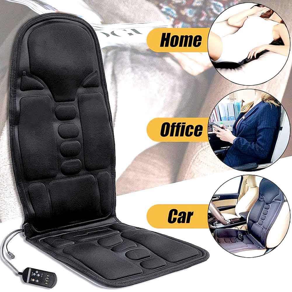 BowLift | Almohadilla de Masaje Térmica de 8 Modos para Espalda, Cuello y Relajación Total del Cuerpo – Perfecta para Coche y Hogar