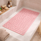 Lucía - Alfombra de baño grande antideslizante para la bañera