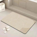 Alfombra de baño antideslizante con base de goma superabsorbente – diseño ecológico y multicolor, 40 x 60 cm