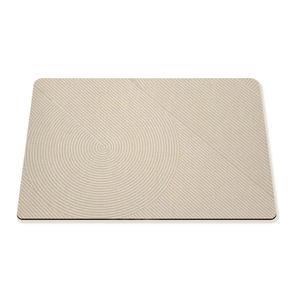 Alfombra de baño antideslizante con base de goma superabsorbente – diseño ecológico y multicolor, 40 x 60 cm