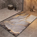 Alfombra de baño antideslizante con superficie de secado rápido de diatomeas – alfombrillas de baño higiénicas multicolores que garantizan seguridad y comodidad