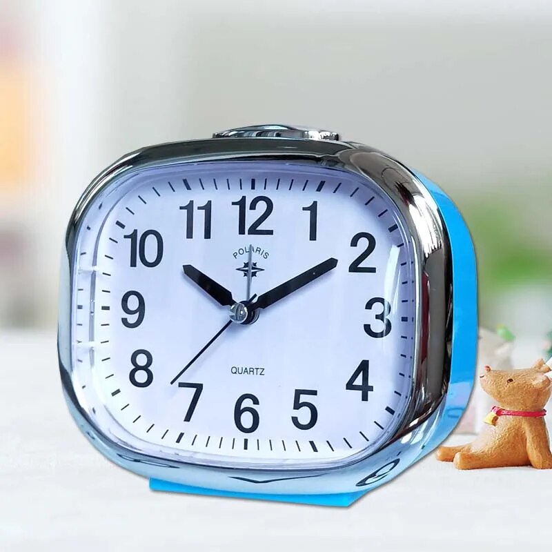 TimeEase - Reloj despertador silencioso con luz nocturna y función de repetición