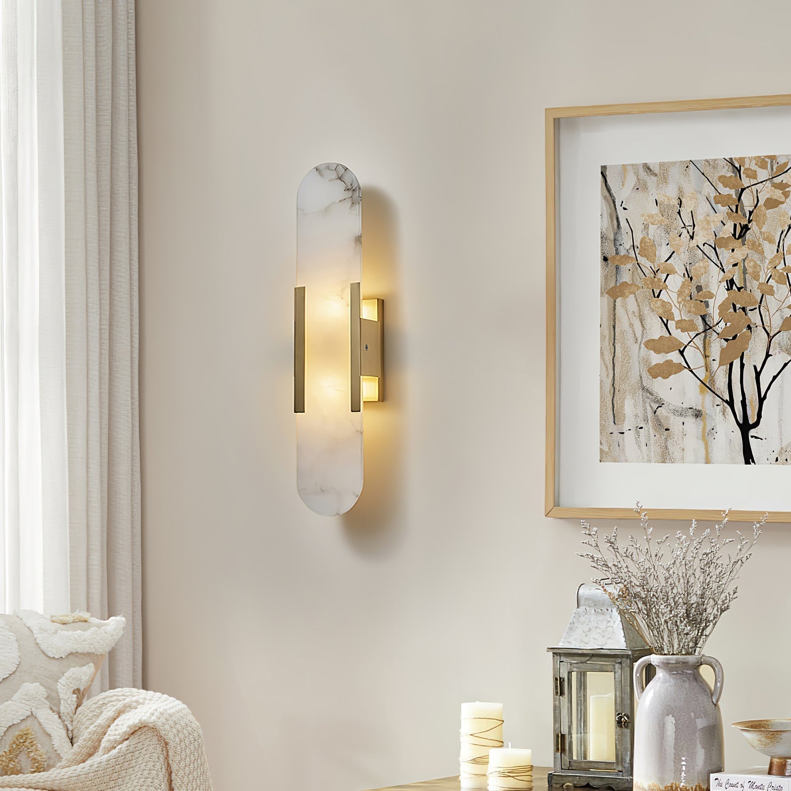 Marvella | Aplique LED con efecto mármol