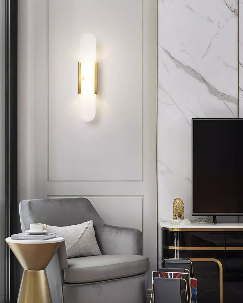 Marvella | Aplique LED con efecto mármol