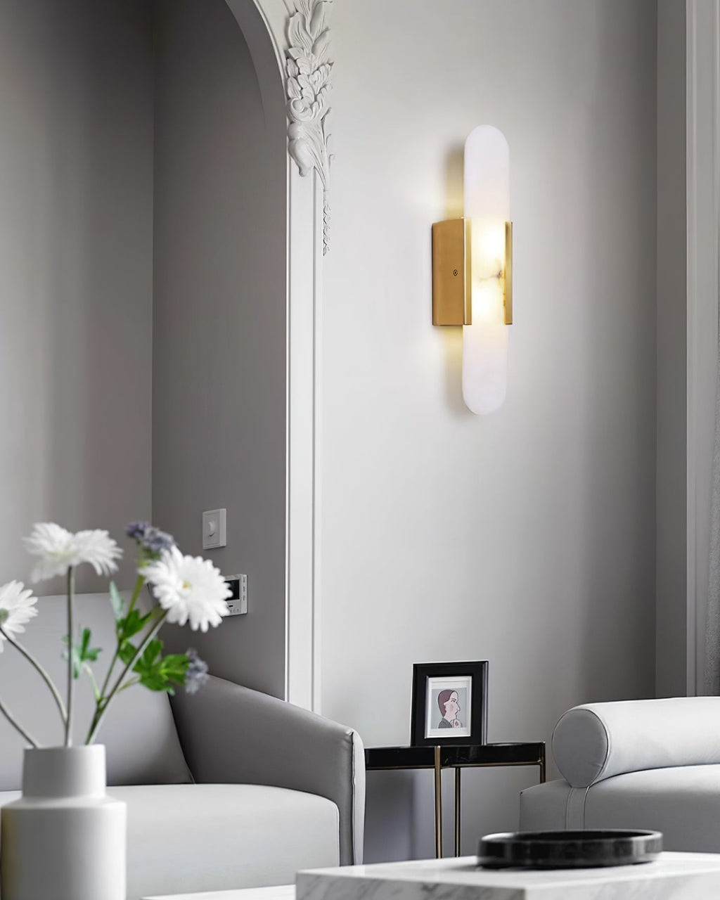 Marvella | Aplique LED con efecto mármol
