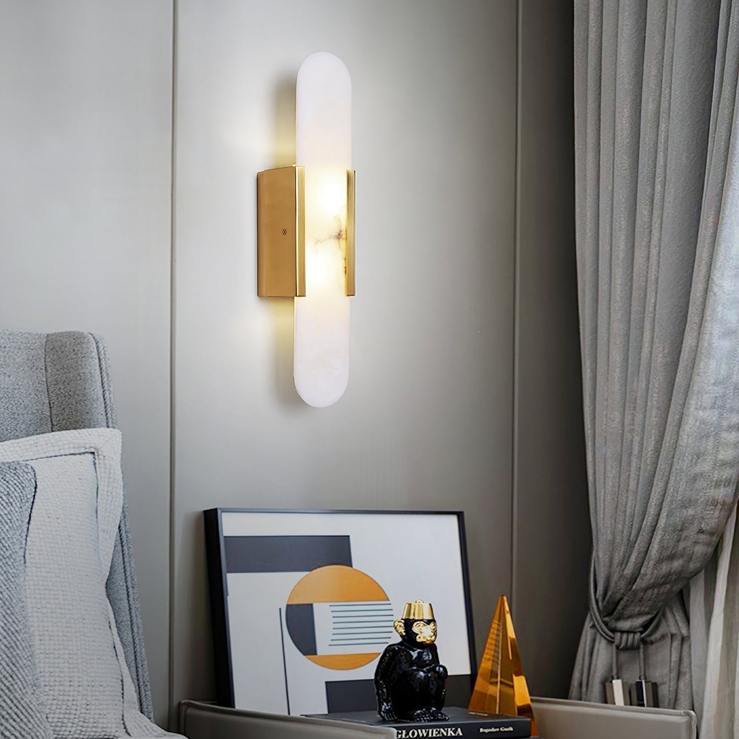 Marvella | Aplique LED con efecto mármol
