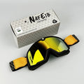 Gafas de Motocicleta Vintage para Hombres Estilo Retro a Prueba de Viento