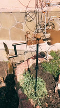 Molino de Viento de Metal "Banda de Rock" – Decoración de Jardín en Movimiento con Carácter