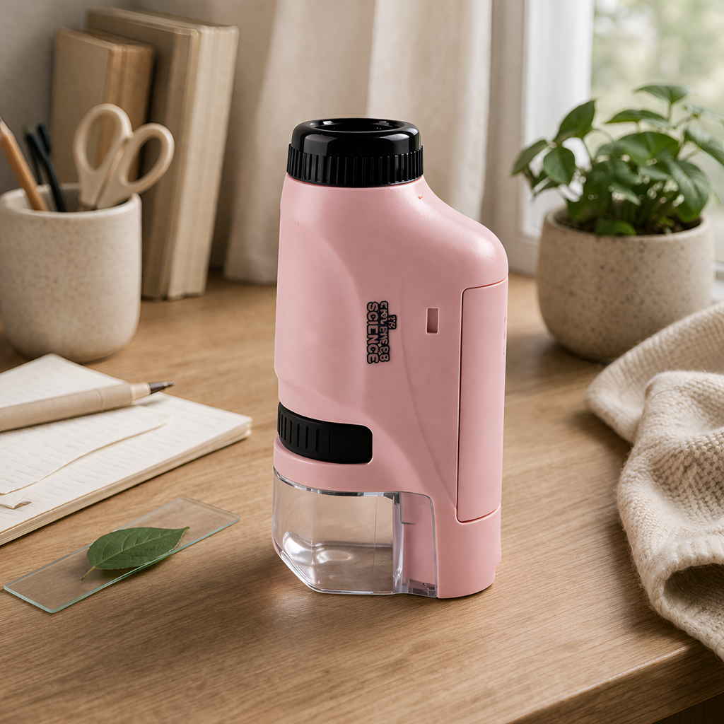 Alecia - Mini Microscopio de Mano Portátil