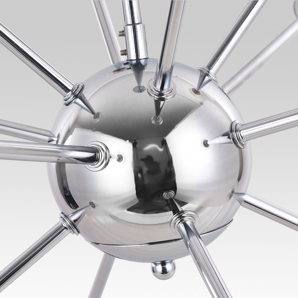 Luz Sputnik de 12 Luces de Estilo Moderno de Mediados de Siglo