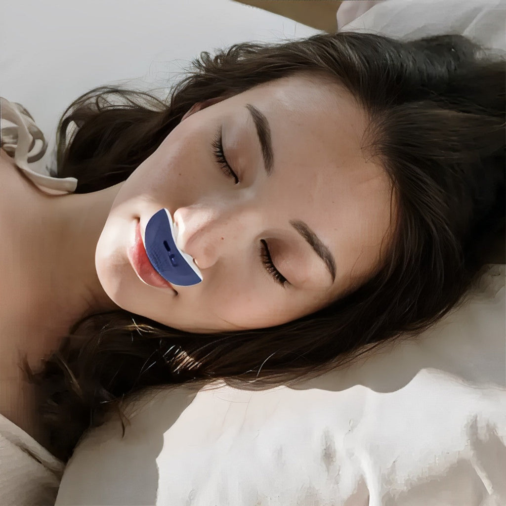 Mikro CPAP para el Tratamiento de la Apnea del Sueño – Dispositivo Portátil Sin Máscara en Color Verde Claro