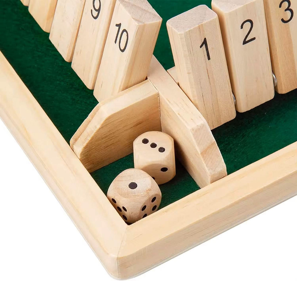 AVENTURA NUMÉRICA – Juego de dados Montessori de madera para comprensión numérica, lógica y concentración