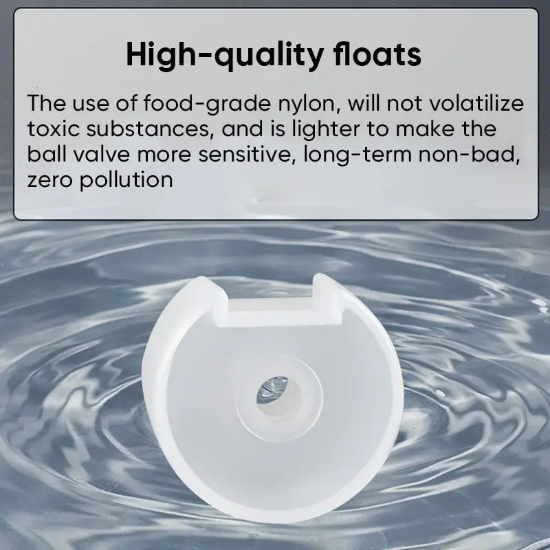 Kalsten | Válvula de Flotación Mini | Control Automático del Nivel de Agua | Acero Inoxidable | 10–150 PSI | Compacta