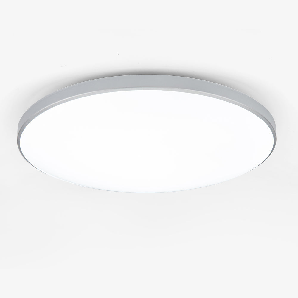 Luz de Techo LED Redonda Minimalista Montaje Empotrado Fijación Blanca