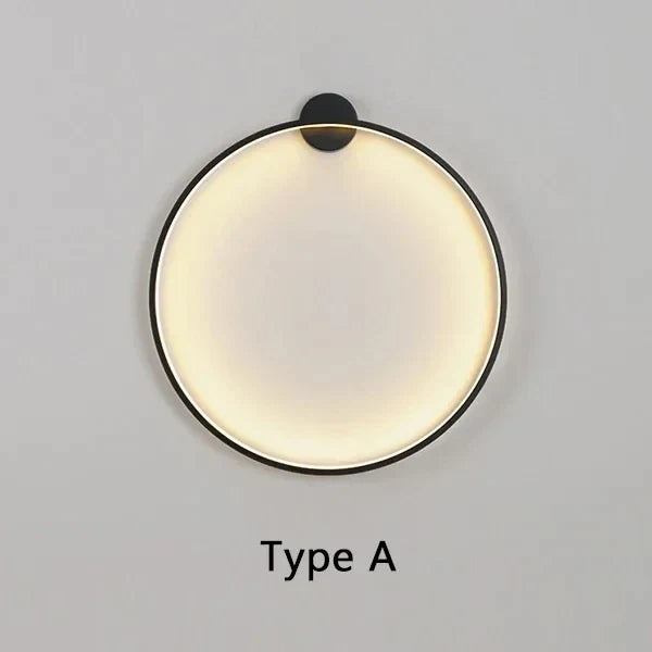 Línea redonda | Lámpara de pared LED minimalista