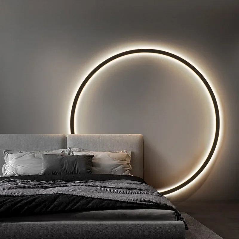 Línea redonda | Lámpara de pared LED minimalista