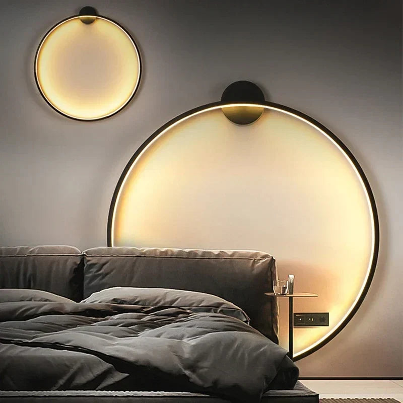 Línea redonda | Lámpara de pared LED minimalista