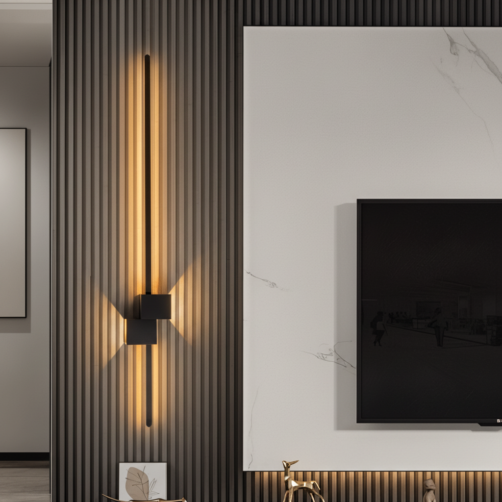 LINESTRIPE – Lámpara de pared LED minimalista para un ambiente moderno
