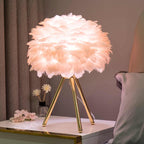 Seraphis – lámpara de mesa LED en forma de pluma