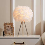 Seraphis – lámpara de mesa LED en forma de pluma