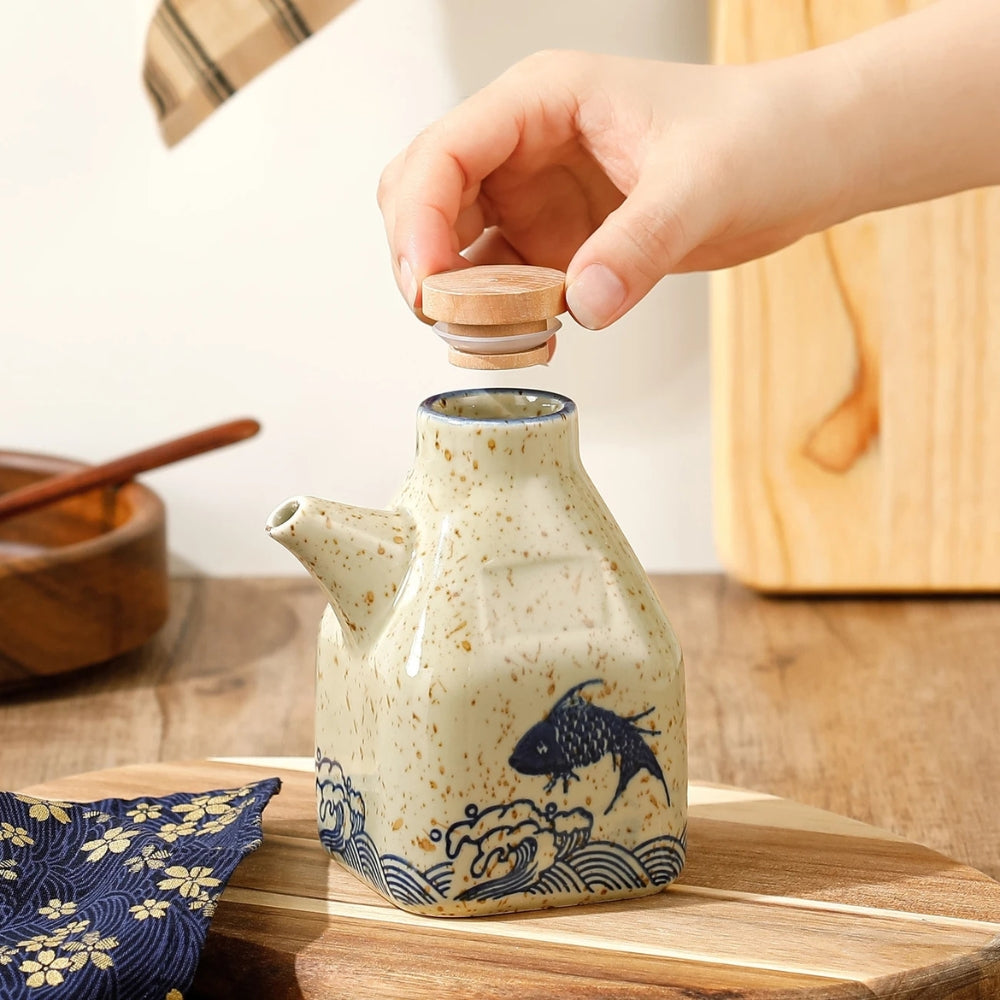 Dispensador de Aceite y Salsa de Cerámica Mizuno