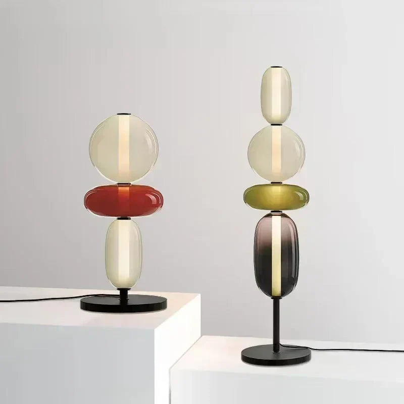Lámpara de Pie LED Regulable Moderna - Tira Reemplazable - Negro/Brass