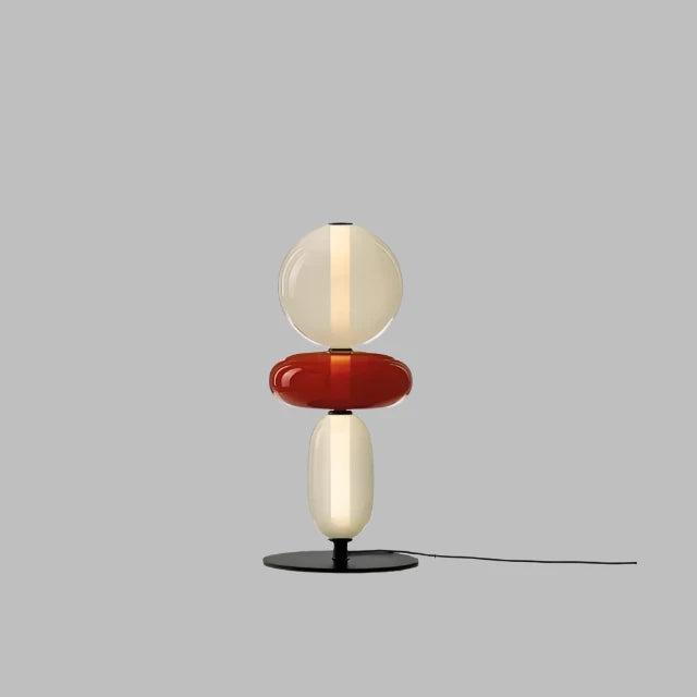 Lámpara de Pie LED Regulable Moderna - Tira Reemplazable - Negro/Brass