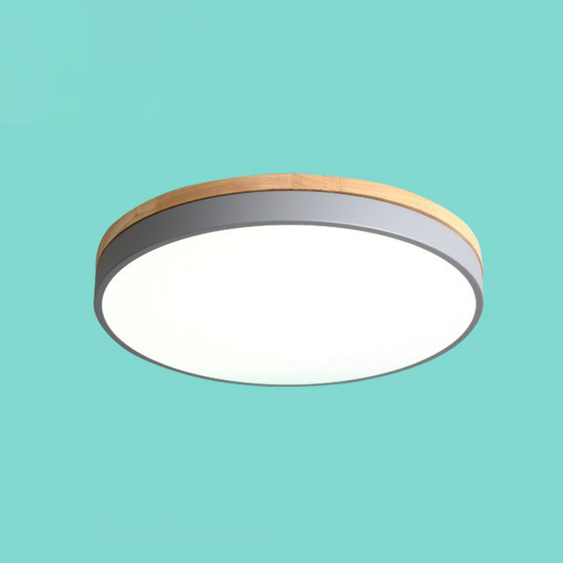 Lámpara de Techo LED Empotrada Moderna con Acabado Acrílico - Iluminación Elegante para Dormitorios Estilosos