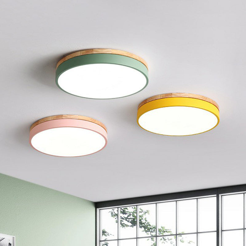 Lámpara de Techo LED Empotrada Moderna con Acabado Acrílico - Iluminación Elegante para Dormitorios Estilosos