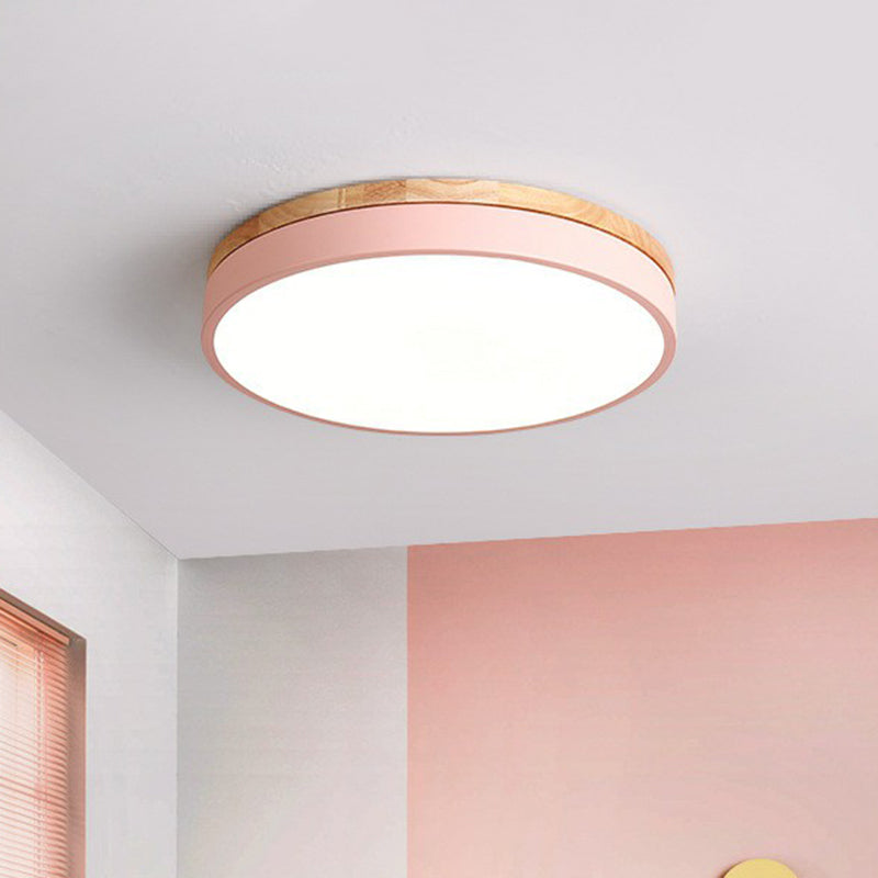 Lámpara de Techo LED Empotrada Moderna con Acabado Acrílico - Iluminación Elegante para Dormitorios Estilosos